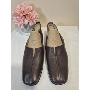 Brunate Baccan Italian Women's Loafers,  Chocolate Brown, Soft, Comfortable 39.5